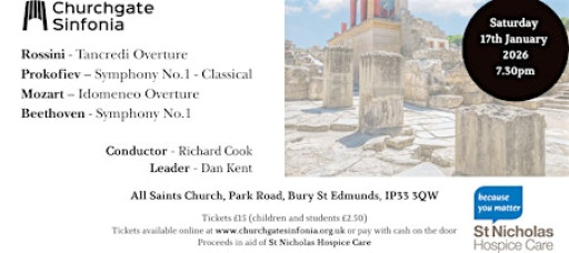 Churchgate Sinfonia New Year Concert January 2026