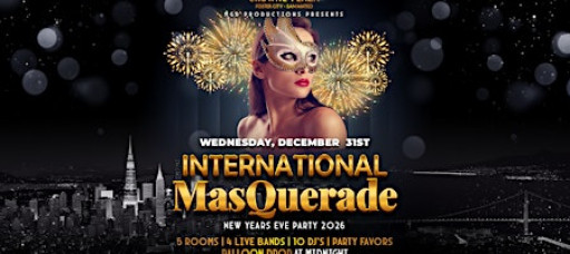 International Masquerade New Years Eve 2026 @ Crowne Plaza Hotel