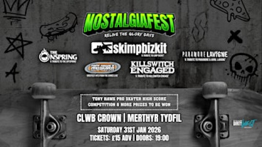 Nostalgiafest - Clwb Crown, Merthyr Tydfil