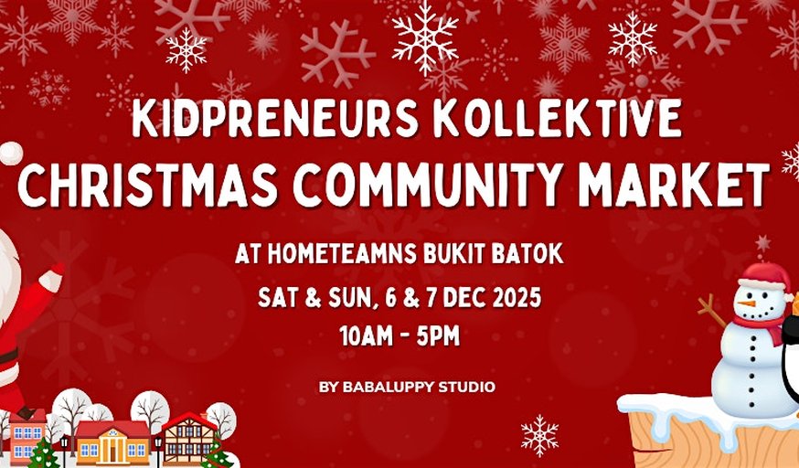 Christmas Community Market at HomeTeamNS Bukit Batok