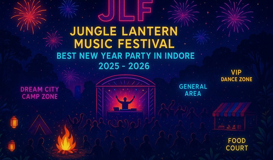 Best New Year Party in Indore 2025 - Jungle Lantern Festival | JLF | NYE