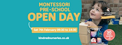 Kindred Cator Park Montessori Pre-School Open Day - 7th February2026