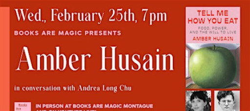 In-Store: Amber Husain: Tell Me How You Eat w/ Andrea Long Chu