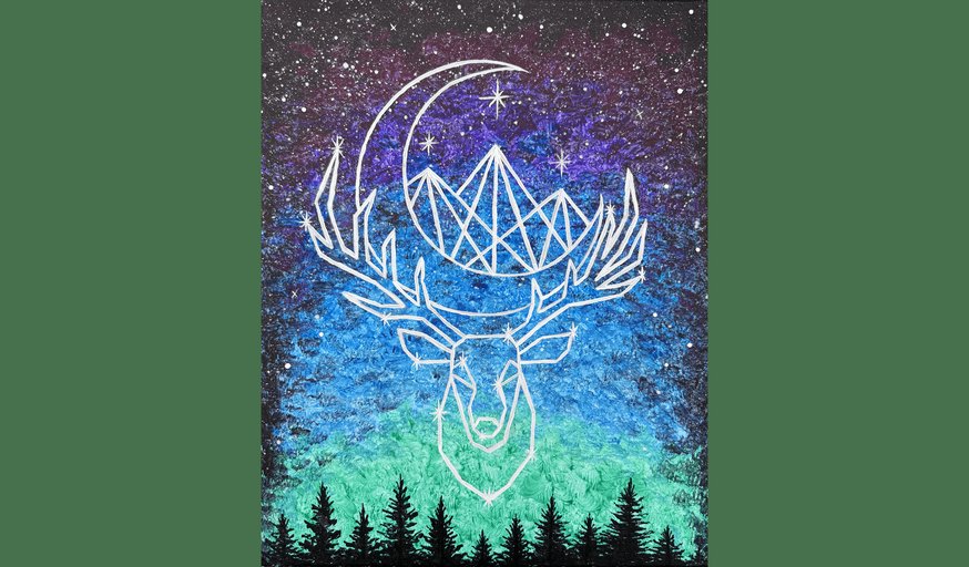 Stag of the Stars - Paint and Sip in Tyler | Classpop!™