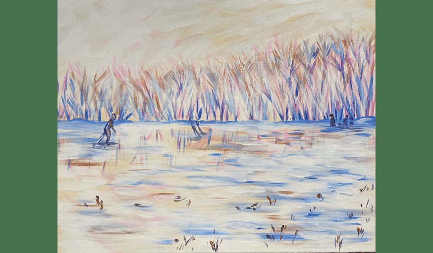 Skating With Monet - Paint and Sip in Tyler | Classpop!™