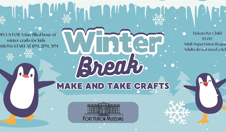 Winter Break Kid's Crafts at the Carnegie