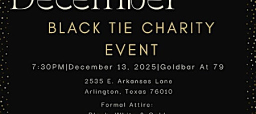 “T’was A Night In December” Black Tie Charity Event