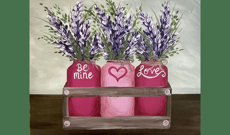 Be Mine Blooms - Paint and Sip in Tyler | Classpop!™