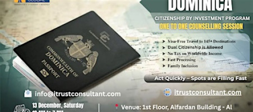 Dominica Citizenship By Investment  — Exclusive Event in Dubai