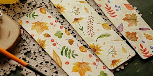 Leather and Material Bookmarks and Key Rings - Community Craft