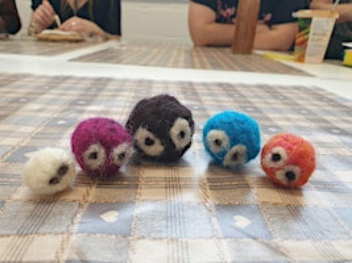 Needle felted animals and decorations - Community Craft