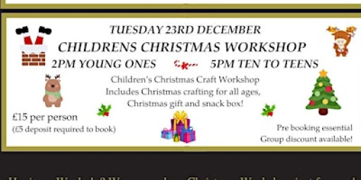 Kids - Ten to Teen Christmas Craft Workshop