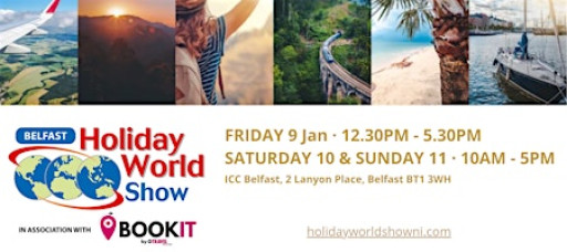 Holiday World Show Belfast 9-11 January 2026