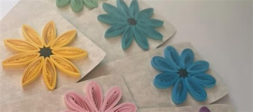 Introduction to Paper Quilling craft workshop in Montgomery County, Md.