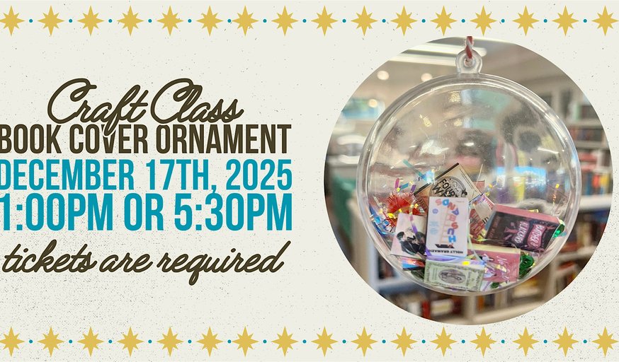 Craft Class: Book Cover Ornaments