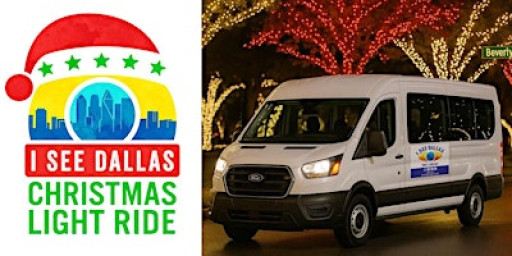 Dallas Christmas Light Tour in Passenger Van 12/6