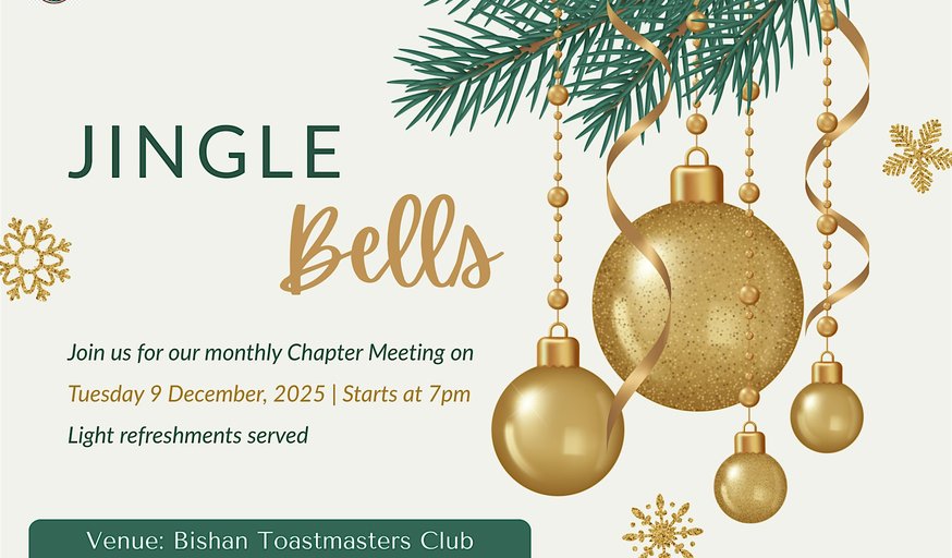 Jingle Bells, Confident Voices — Grow Your Public Speaking with Us!