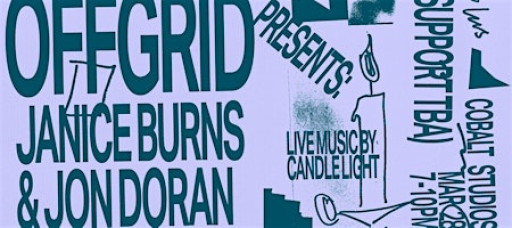 *CANDLELIGHT GIG* - OFFGRID: Janice Burns & Jon Doran