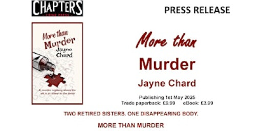 Lawrence Weston Book Club presents 'Jayne Chard - More than Murder'