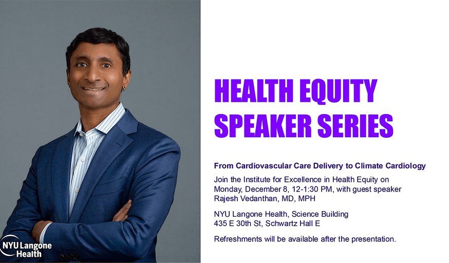 Health Equity Speaker Series