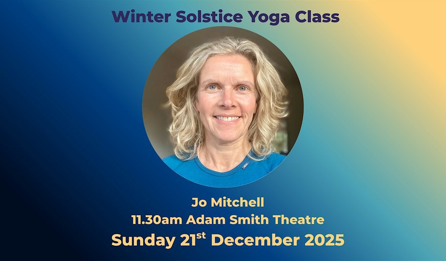 Kirkcaldy Yoga Festival Winter Solstice Yoga Class with Jo Mitchell