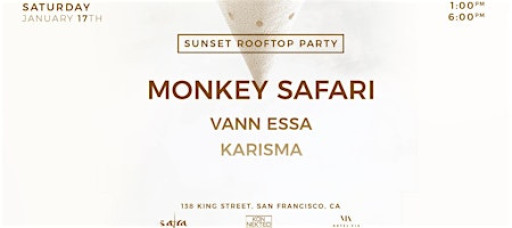 Sunset Rooftop Party with Monkey Safari at Via Hotel.