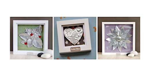 Embossed Upcycled Metal Art