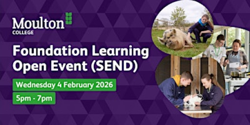 Foundation Learning (SEN) Open Evening - Wednesday 4 February 2026