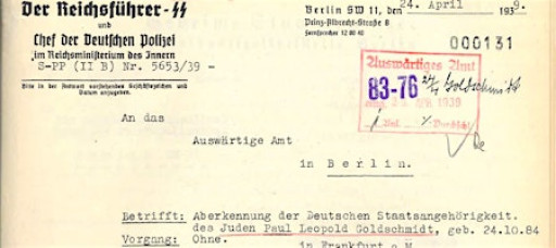 Unwelcome Returns? (Re-)Naturalisation Rights of German Jews & Descendants