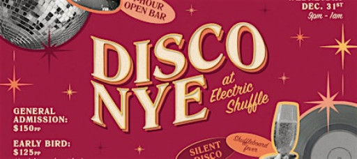 Disco NYE Party at Electric Shuffle Austin