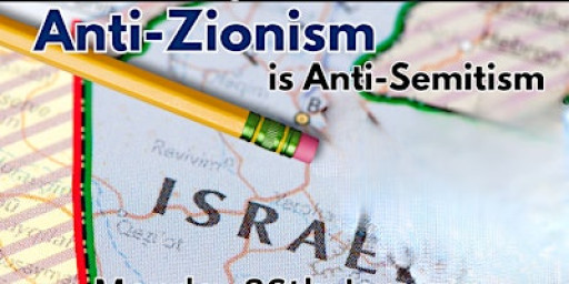 Debate w/ FREE DRINK: Anti-Zionism is Anti-semitism