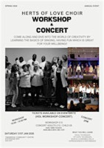 Herts Of Love Choir Workshop & Concert