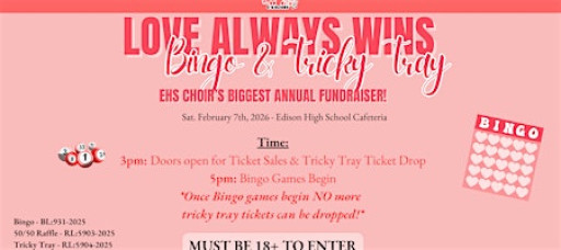 EHS Choir - Bingo and Tricky Tray