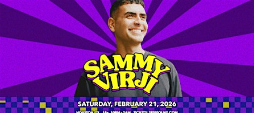 SAMMY VIRJI - Stereo Live Houston