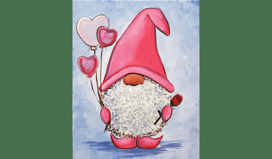 Valentine Gnome - Paint and Sip in Tyler | Classpop!™