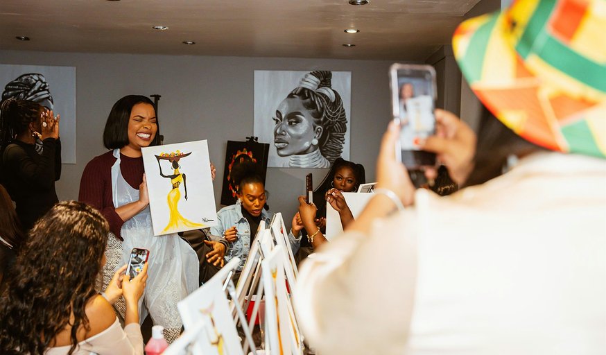 Art by Abena Sip n Paint