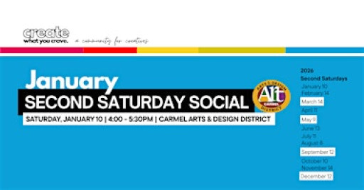 January  Second Saturday Social - Creative Meetup