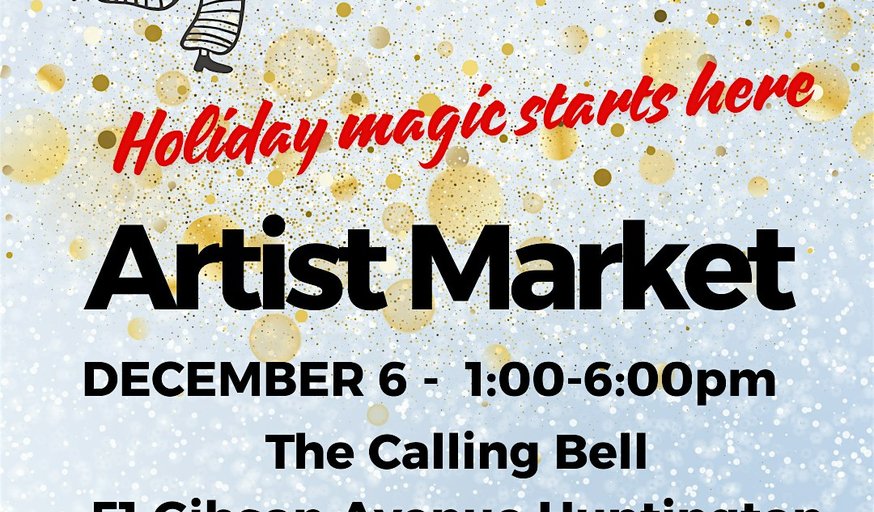 Holiday Artist Market and Crafting Event