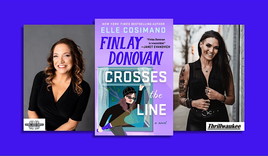 Elle Cosimano, author of FINLAY DONOVAN CROSSES THE LINE - a Boswell event