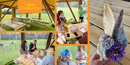 Nature Inspired Creative Retreat Day in a Tipi