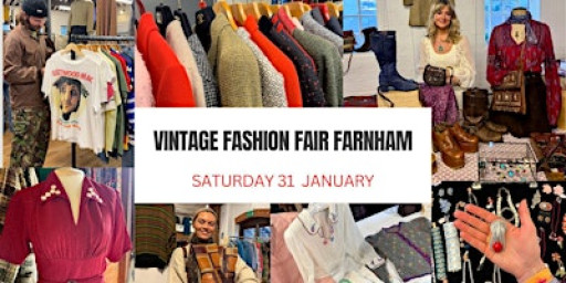 Vintage Fashion Fair Farnham January 2026