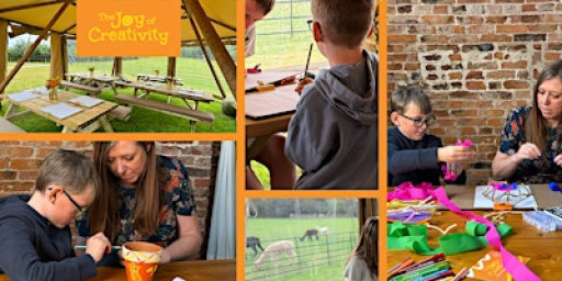 Alpaca Inspired Parent & Child Creative Afternoon in a Tipi + Meet Alpacas