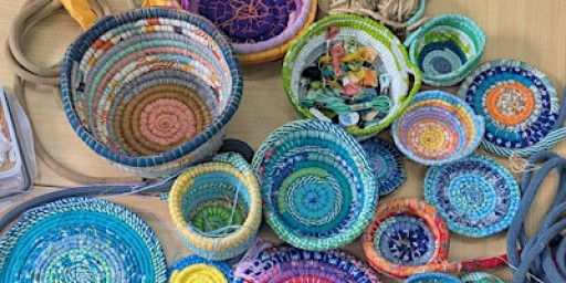 Scrap Fabric Bowls Mats and Baskets