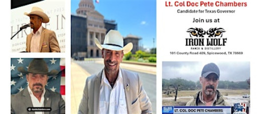 Lt. Colonel "Doc" Pete Chambers, Candidate for Governor