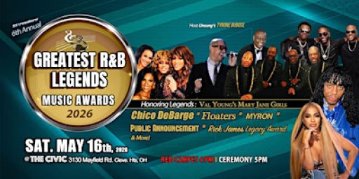 2026 Greatest R&B Legends Music Awards ft. Chico DeBarge, Mary Jane Girls