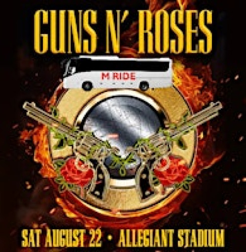 GUNS N' ROSES CONCERT SHUTTLE BUS from the HORSESHOE LAS VEGAS 8/22/2026