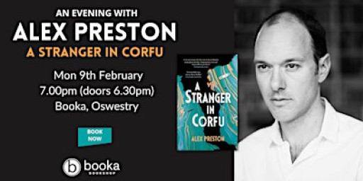 An Evening with Alex Preston - A Stranger in Corfu