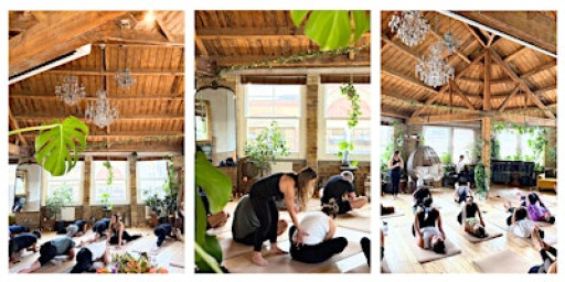 Yoga in a Treehouse with Live Concert Piano