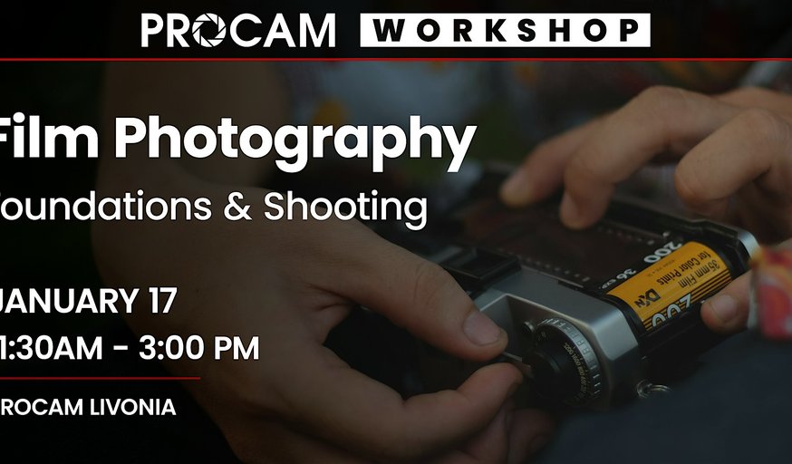 Film Photography Foundations & Shooting - PROCAM Detroit