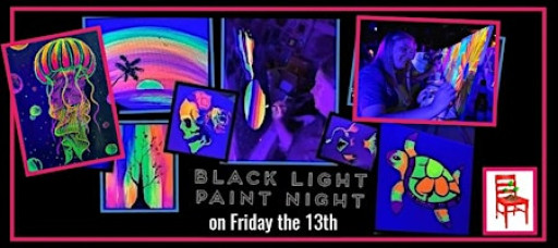 BLACK LIGHT Paint Night!